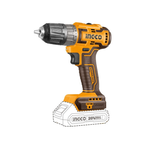 Аккумуляторный шуруповерт 20B Li-ion, 50Hm 15+1 SUPER INGCO CDLI20508 INDUSTRIAL