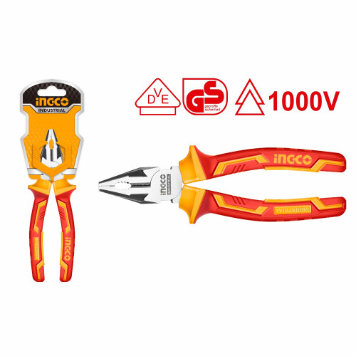 Плоскогубцы диэлектрические 200 мм INGCO HICP28208 INDUSTRIAL