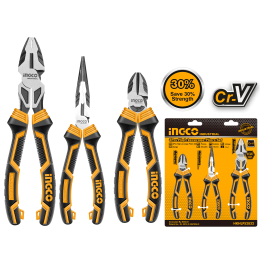 Набор шарнирно-губцевого инструмента усиленные 3 пред. INGCO HKHLPS2832 INDUSTRIAL