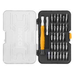 Прецизионная отвертка с набором бит 32 шт. INGCO HKSDB0328