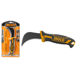 Нож монтажника изогнутый 180 мм. INGCO HPK81801