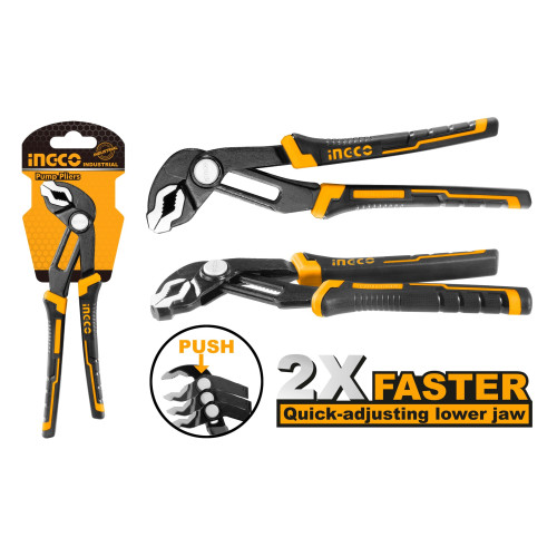 Клещи переставные 250 мм INGCO HPP68258 INDUSTRIAL