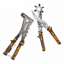 Набор степлер, заклепочник, дырокол SUPER INGCO HRSG0401 INDUSTRIAL