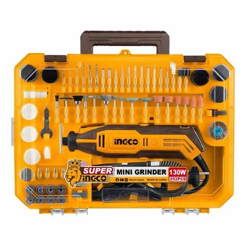 Гравер с оснасткой 130 Вт 252 шт SUPER INGCO MG133281