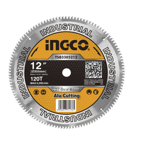 Диск пильный по алюминию 305х30 мм 120Т INGCO TSB3305212 INDUSTRIAL