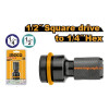 Переходник для гайковерта 1/2 на 1/4 INGCO ABH60501 INDUSTRIAL