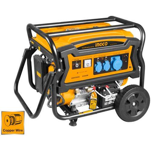 Бензиновый генератор 220В 6,0х7,5 кВт INGCO GE75006 INDUSTRIAL