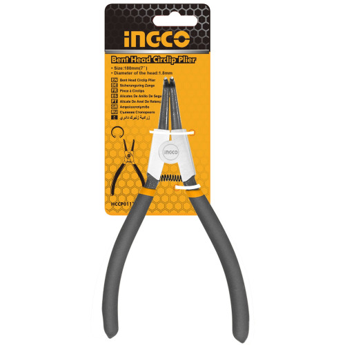 Съемник стопорных колец 180мм изогнутые внешние INGCO HCCP011751