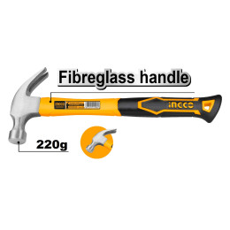 Молоток-гвоздодер 220 г INGCO HCHS8008