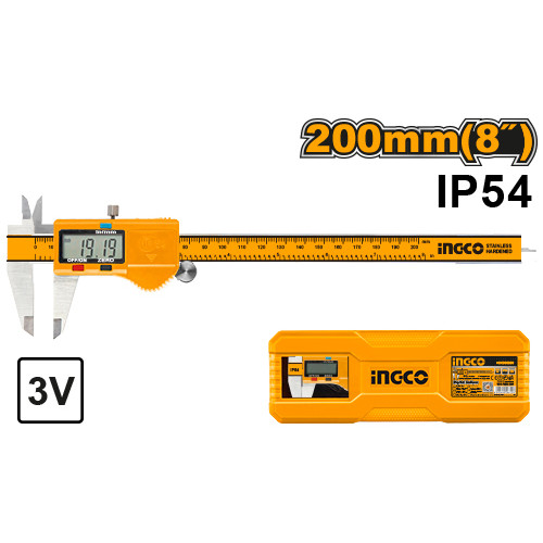 Штангенциркуль цифровой 0-200 мм INGCO HDCD28200 INDUSTRIAL