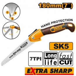 Садовая пила складная 180 мм, SK5, 7TPI SUPER INGCO HFSW1806 INDUSTRIAL