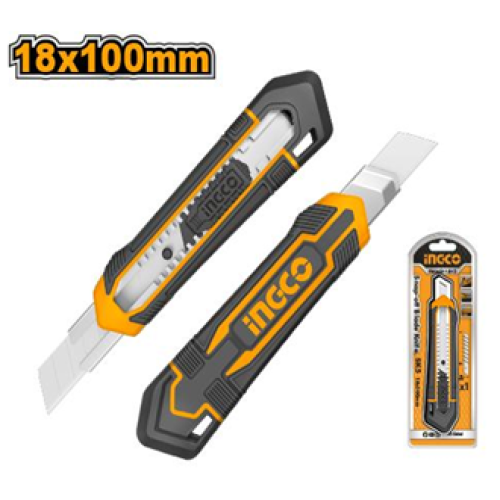 Нож канцелярский 18х179 мм INGCO HKNS11815