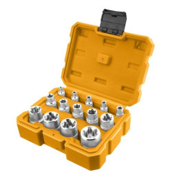 Набор торцевых головок 14 шт E-профиль INGCO HKTETS0114 INDUSTRIAL