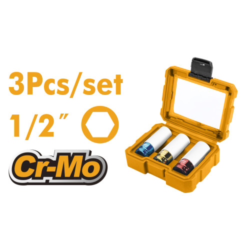 Набор ударных торцевых головок 1/2\