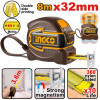 Измерительная рулетка 8х32 мм с магнитным захватом INGCO HSMT80832M INDUSTRIAL