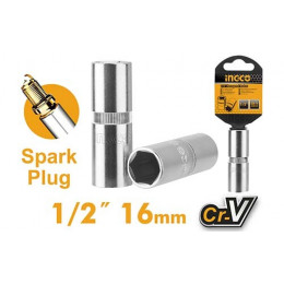 Головка для свечей зажигания 6 гр, 16 мм, 1/2\