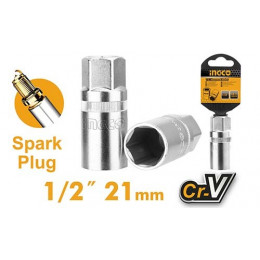 Головка для свечей зажигания 6 гр, 21 мм, 1/2\