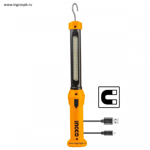 Переносная аккумуляторная лампа 300L USB type-C INGCO HWLI35261