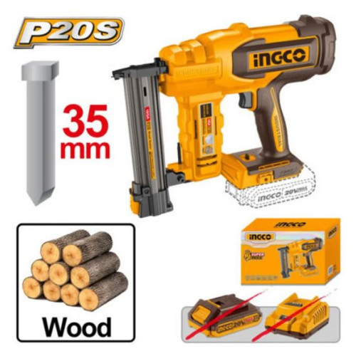 Аккумуляторный нейлер F15-F35 20В INGCO CBNLI2005 INDUSTRIAL