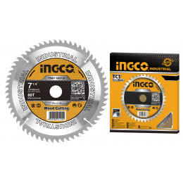 Диск пильный по дереву TCT 185х20 мм 60Т INGCO TSB118513 INDUSTRIAL