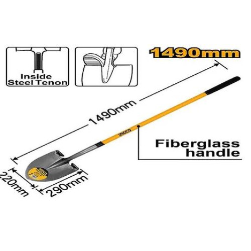 Лопата INGCO HSSLH2214 INDUSTRIAL
