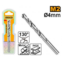 Сверло по металлу M2 HSS 4 мм INGCO DBT11300401 INDUSTRIAL