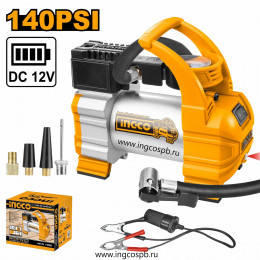 Автомобильный компрессор 12В, 10 бар. INGCO AAC1408