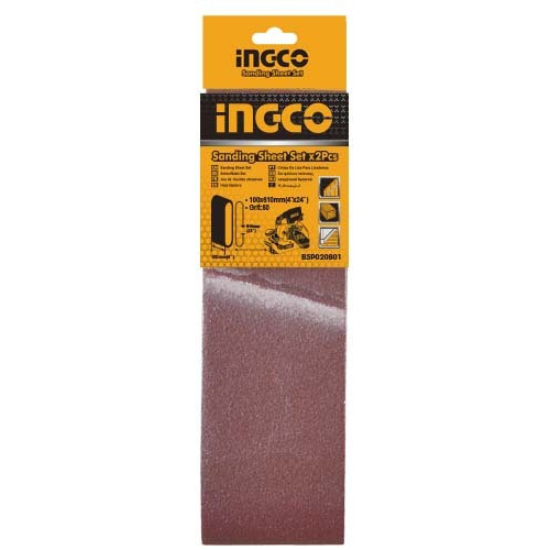 Абразивная шлифовальная лента на тканевой основе INGCO BSP020801