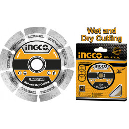 Диск алмазный сегментный 125х7.5х2,0х22мм INGCO DMD011254 INDUSTRIAL
