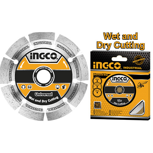 Диск алмазный сегментный 125х7.5х2,0х22мм INGCO DMD011254 INDUSTRIAL