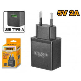 Зарядное устройство 5Вх2А, USB type-A SUPER INGCO FCLI120502