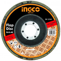 Круг лепестковый КЛТ 2 115х22 мм Р40 INGCO FD1151
