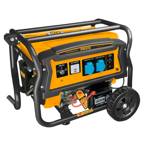 Бензиновый генератор 220В 3,5 кВт INGCO GE35006ES INDUSTRIAL