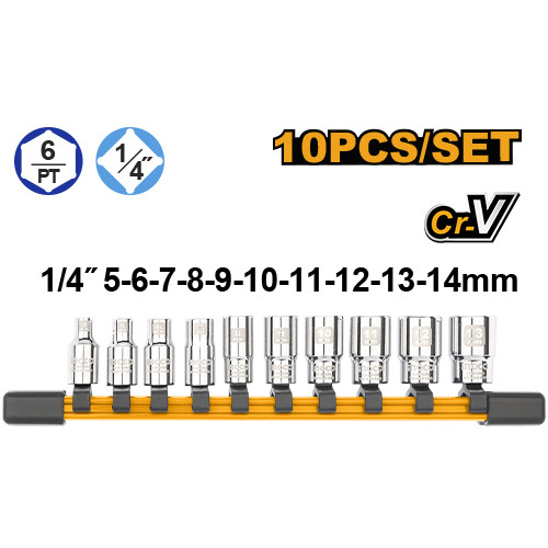 Набор головок 1/4\