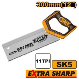 Пила обушковая для стусла 300 мм, SK5, 11TPI SUPER INGCO HMBSB3006
