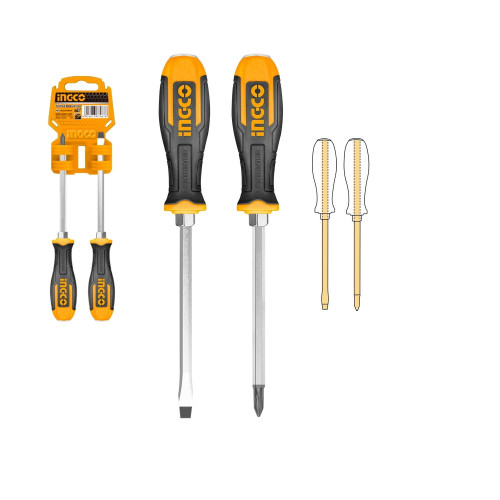 Набор ударных отвëрток 2 шт. INGCO HSGT680208 INDUSTRIAL