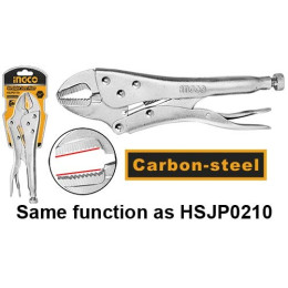 Клещи зажимные 250 мм INGCO HSJP0110