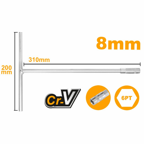 Ключ торцевой 8 мм. INGCO HTSW0808