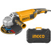 Угловая шлифовальная машина 230мм 2400Вт в кейсе INGCO AG24008-1 INDUSTRIAL