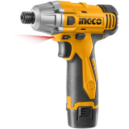Импульсный ударный аккумуляторный шуруповерт 12В 100Нм INGCO CIDLI228121