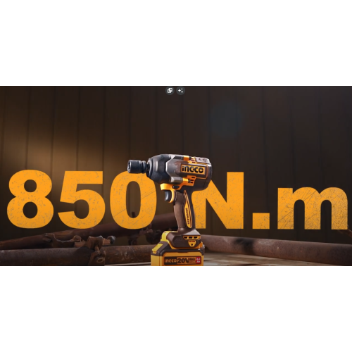 Аккумуляторный ударный гайковерт BL 20В 850Hm 1/2 SUPER INGCO CIWLI2085 INDUSTRIAL