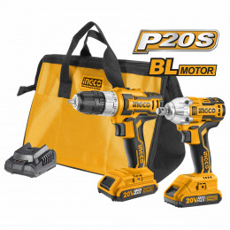 Набор шуруповерт и ударный гайковерт INGCO CKLI2007 INDUSTRIAL