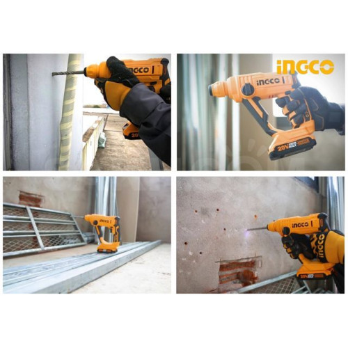 Аккумуляторный перфоратор SDS-Plus 20В INGCO CRHLI1601