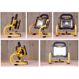 Аккумуляторный фонарь-прожектор 20В Li-Ion INGCO CWLI2002