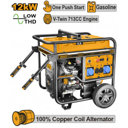 Бензиновый генератор 220В 12 кВт INGCO GE150006ES INDUSTRIAL