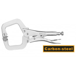 Зажимные клещи С-образные с фиксатором 280 мм. INGCO HCCLW0211