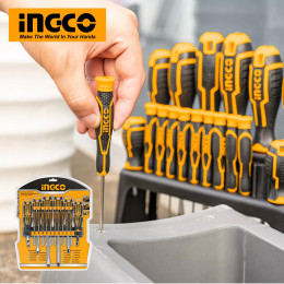 Haбop отвёрток 18 шт INGCO HKSD1828  INDUSTRIAL