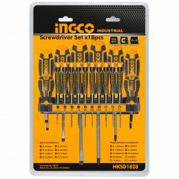 Haбop отвёрток 18 шт INGCO HKSD1828  INDUSTRIAL