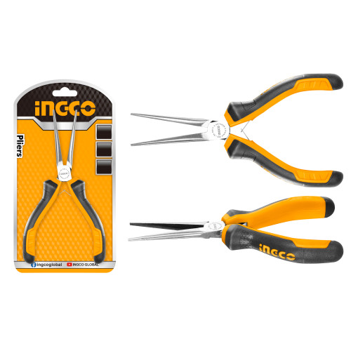 Длинногубцы мини 115 мм. INGCO HMNNP08115