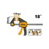 Быстрозажимная струбцина 80х450 мм INGCO HQBC18801 INDUSTRIAL